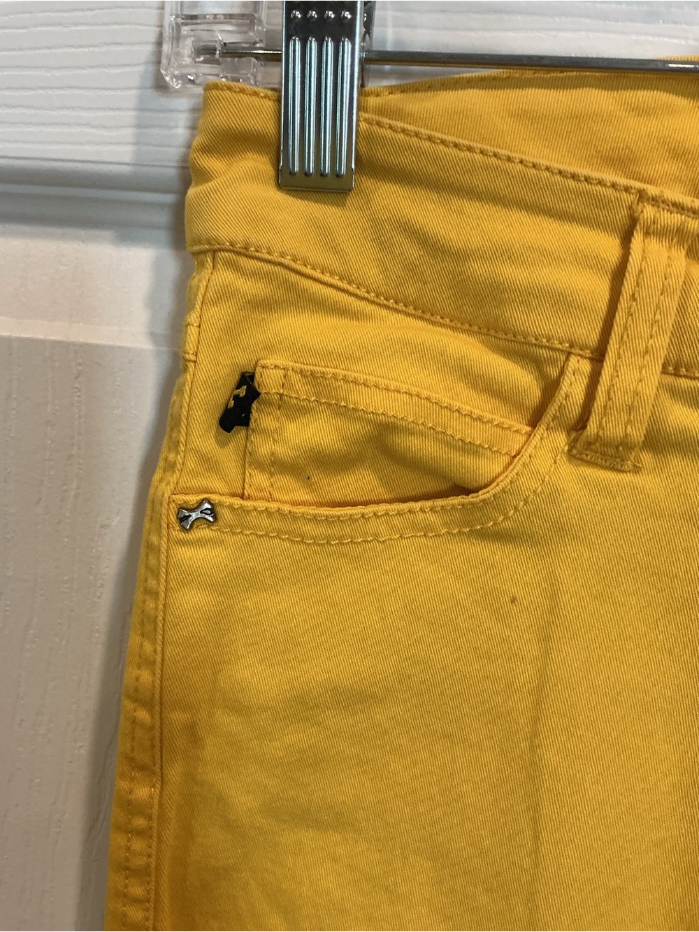 Royal Bones Mustard Yellow Denim Pants - Picture 5 of 9